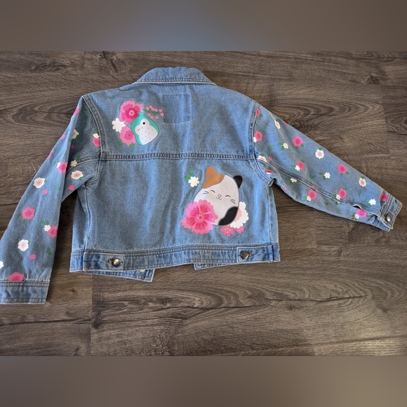 Girls Squishmallows Denim Jacket Size XS 6/6x - Picture 9 of 9